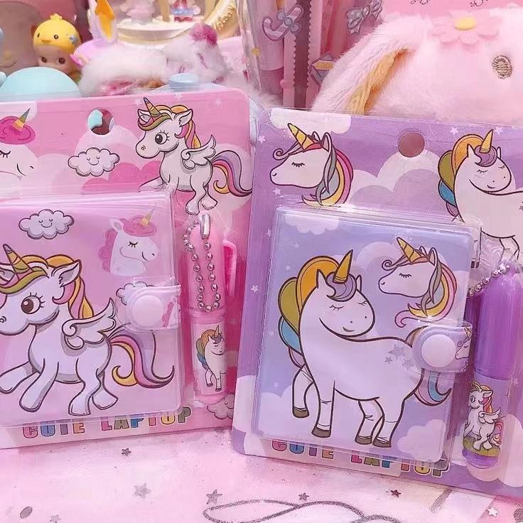 

Produk Keren ACQ Buku Diary Kancing Karakter Pen