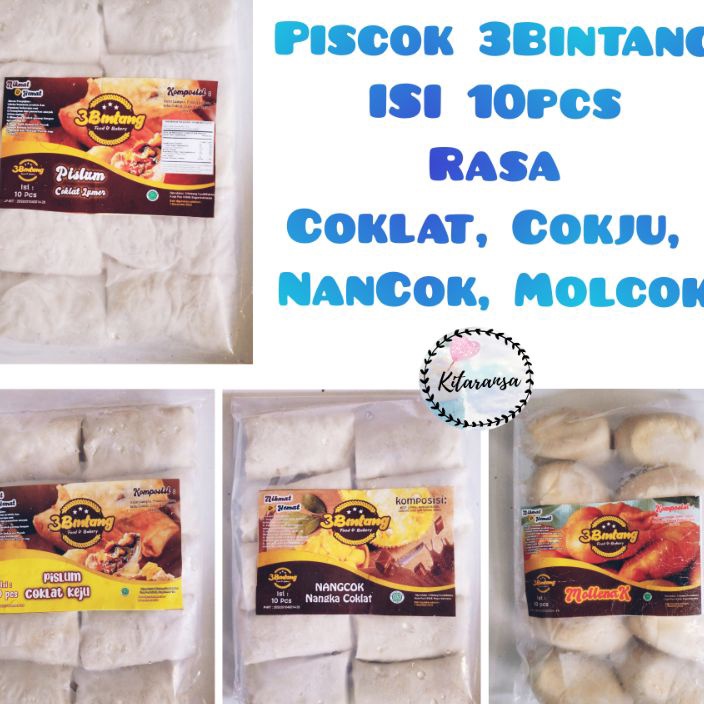 

MEGA SALE Piscok 3BintangPiscokMolen3 BintangPiscok 3 BintangCokjuNangka Coklat