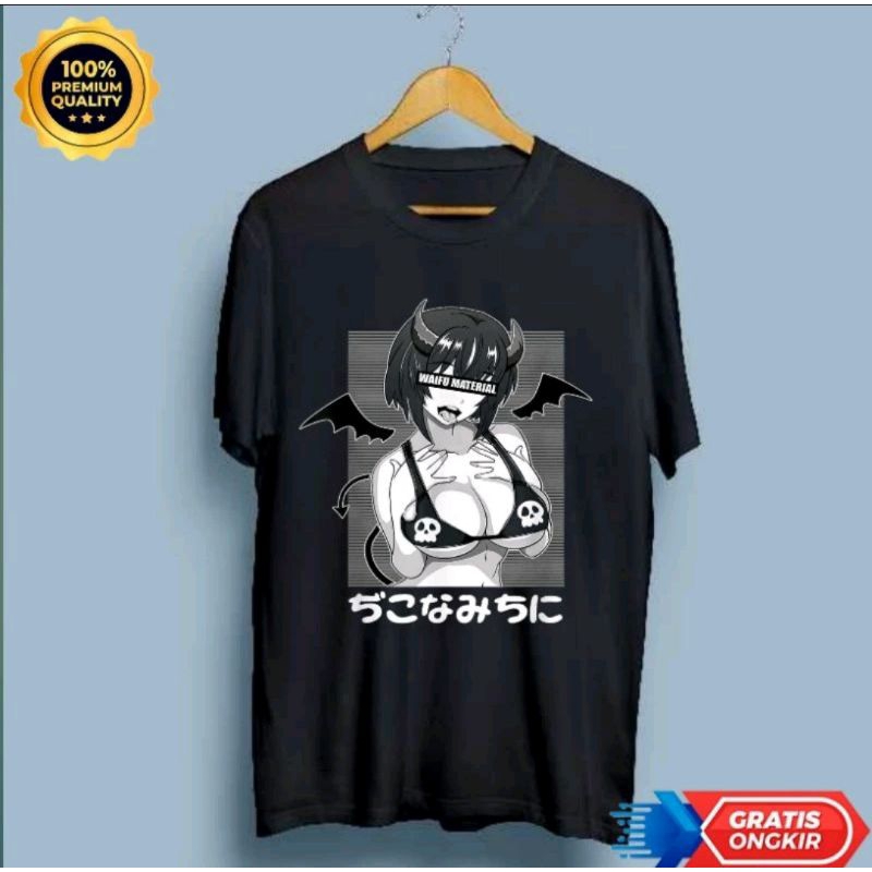 KAOS ANIME WAIFU MATERIAL