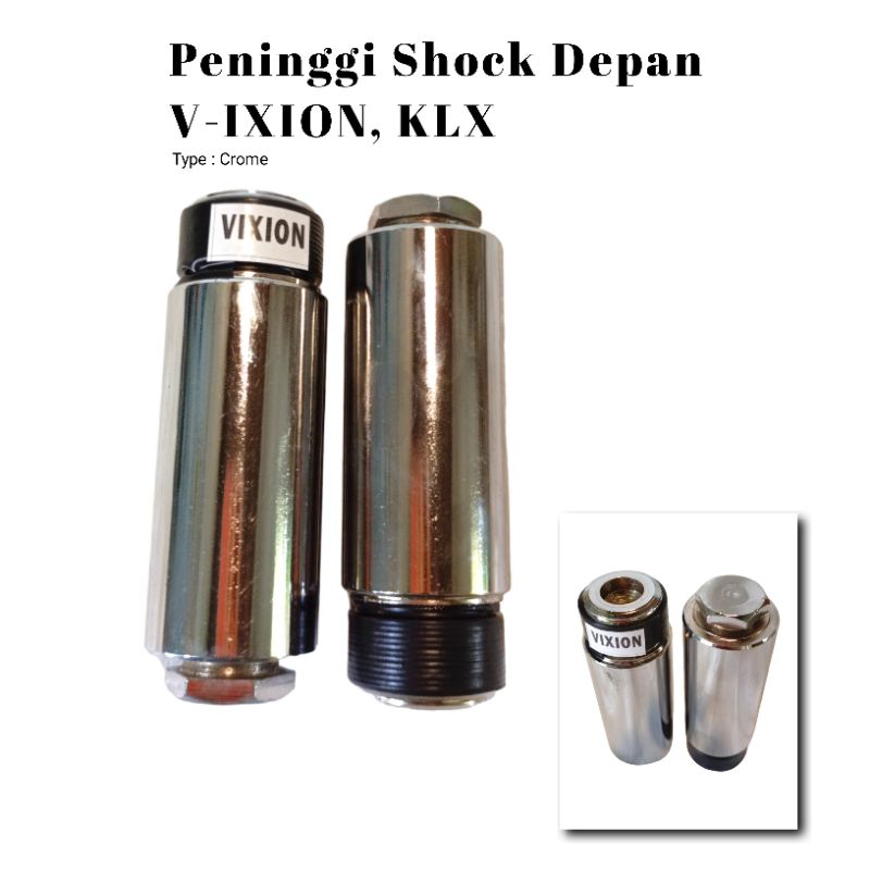 PENINGGI SHOCK DEPAN VIXION supermoto trabas touring PnP KLX stainless kuat