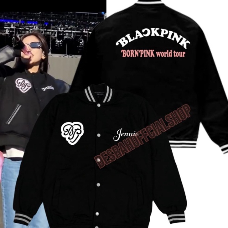 Harga Promo JACKET VARSITY baseball BLACKPINK BORNPINK tour