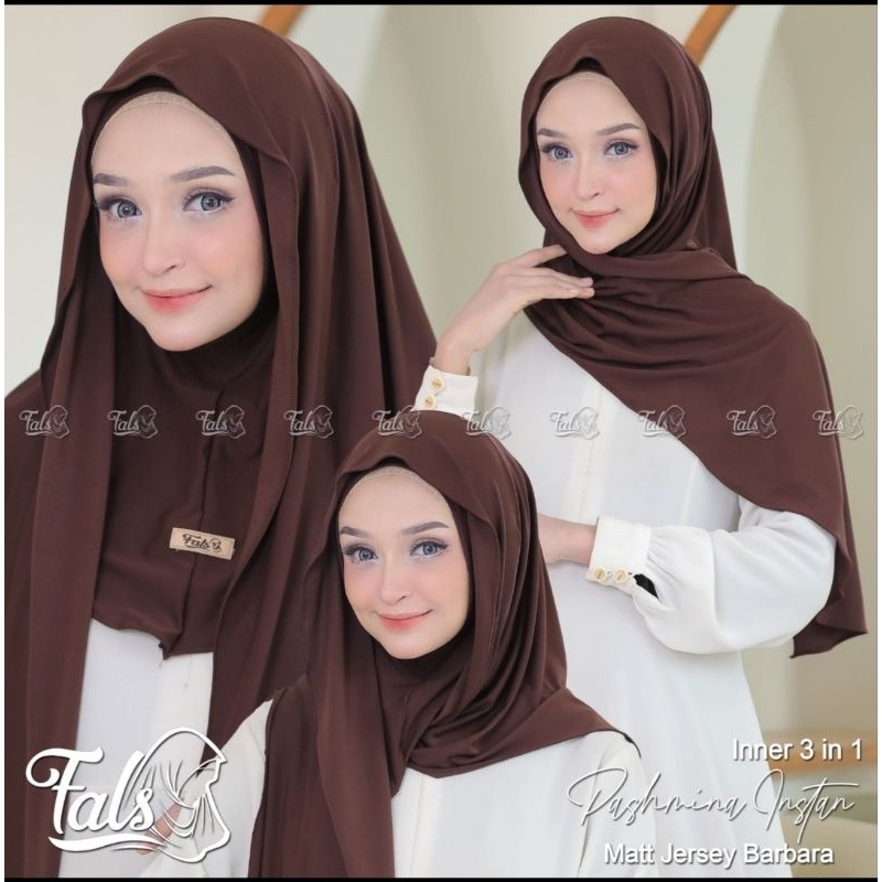 PASHMINA INNER 3 IN 1 bahan Jersey barbara