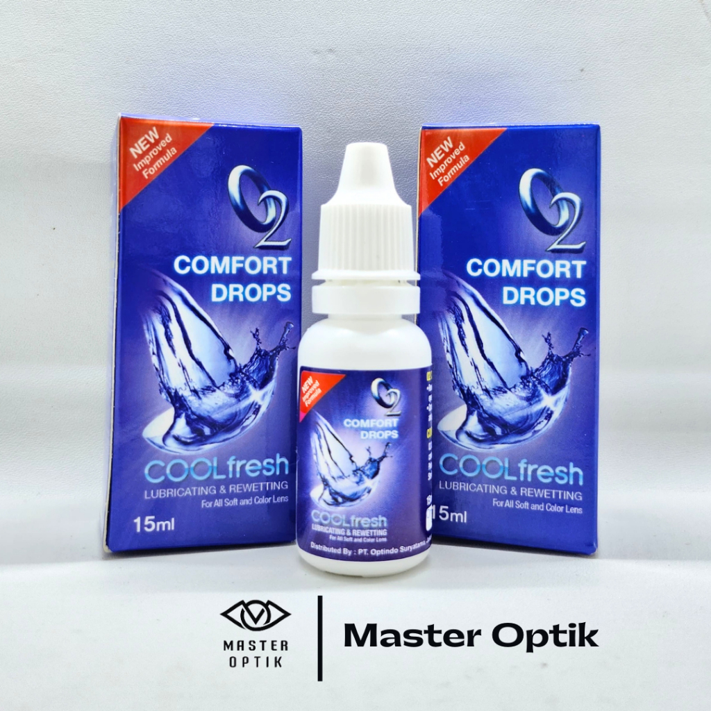 Obat Tetes Mata O2 Comfort Drops Cool Fresh Lubricating & Rewetting