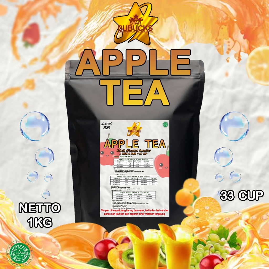 

Star Bubucks Rasa Teh Apel Bubuk Instan Minuman Premiun ( 1 Kg )