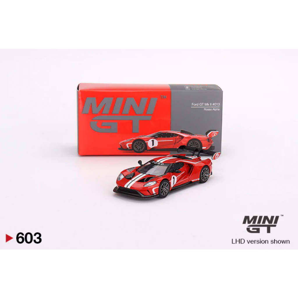 MINI GT 603 - MINIGT Ford GT MK II #013 Rosso Alpha