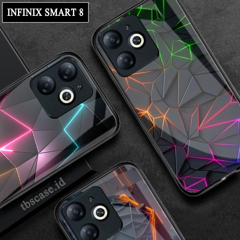 Softcase Glossy Glass Kaca Infinix Smart 8 Smart 8 Pro Terbaru [M-207] Case Handphone Infinix Smart 