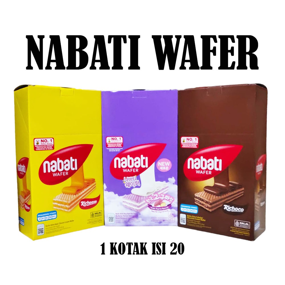 

NABATI WAFER KOTAK ISI 20