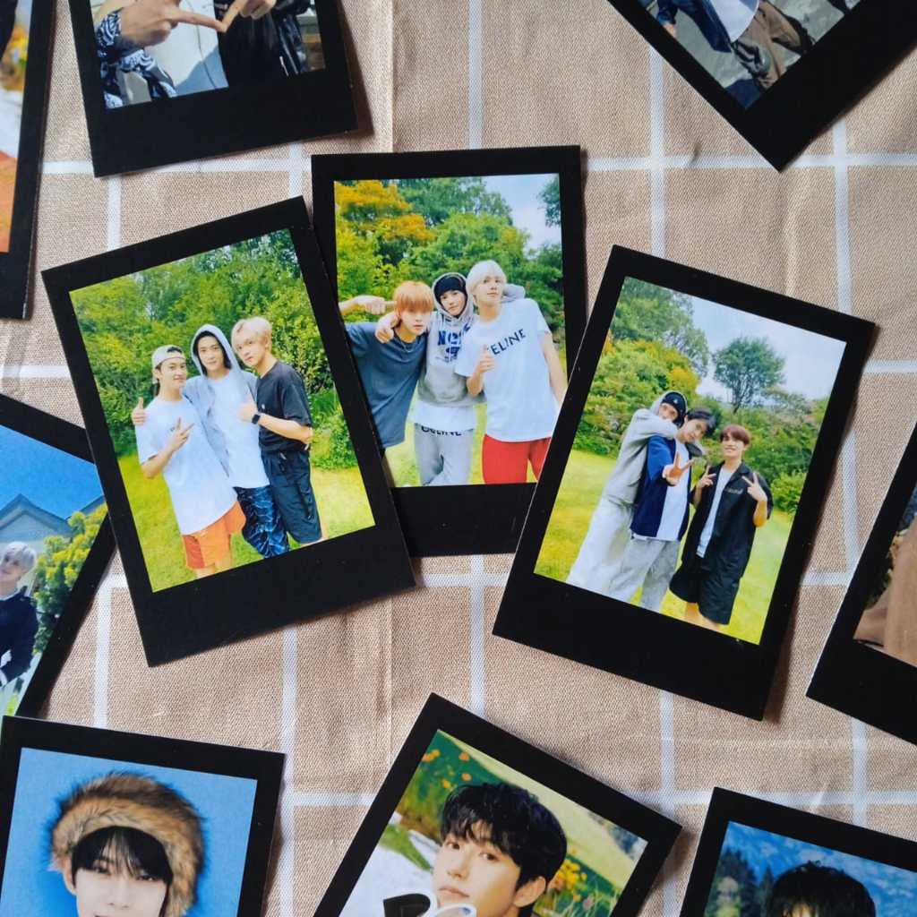 CETAK POLAROID BG HITAM |  INSTAX INSPIRED