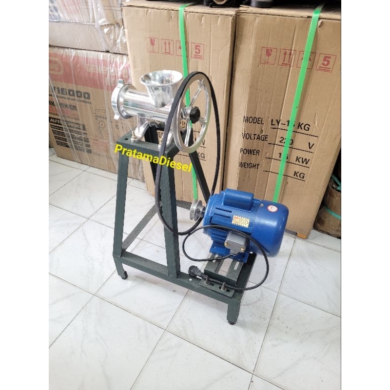 Mesin Giling  Daging 22+Mesin Dinamo Listrik& Mesin Bensin
