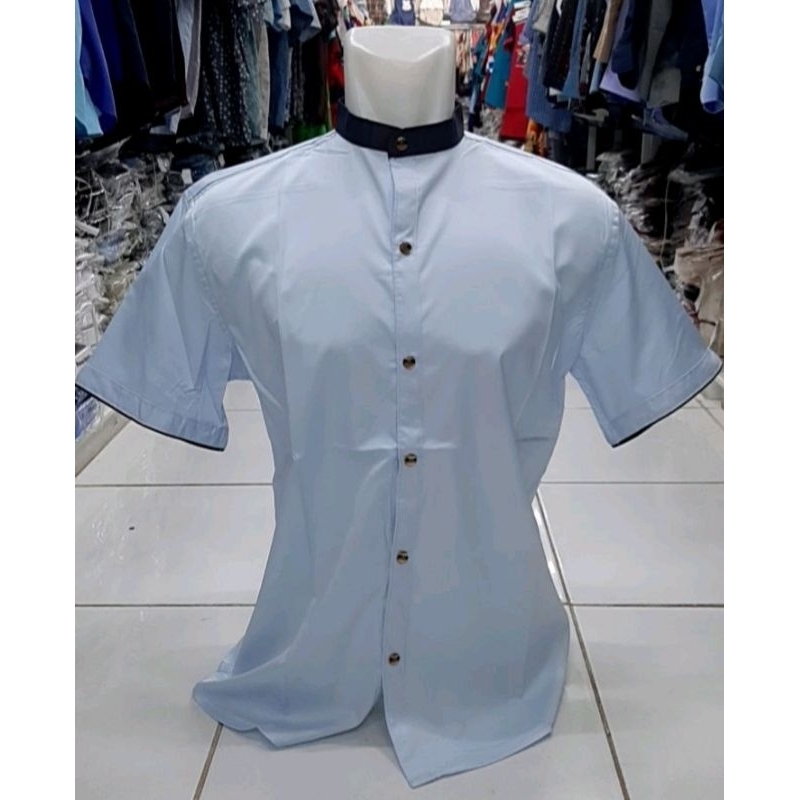 New Arrival Kemeja Nxnitrox B6679 B6690 B9906 Lengan Pendek Kerah Kombinasi