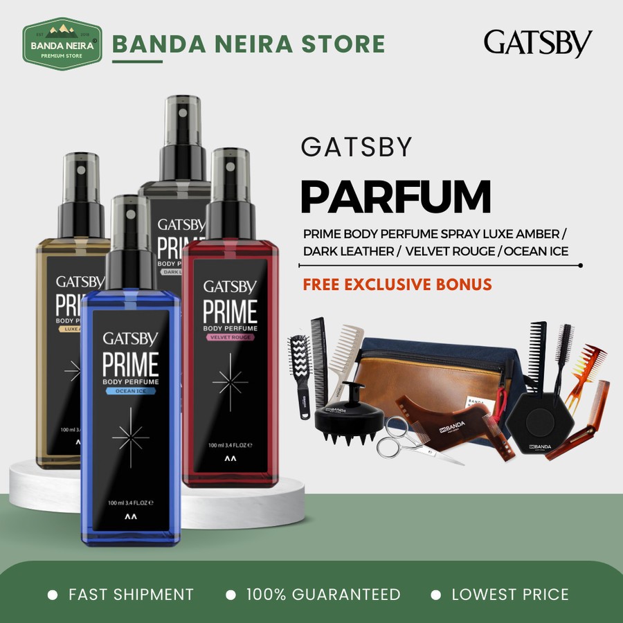 GATSBY Prime Body Perfume Spray / Cologne / Parfum Pria