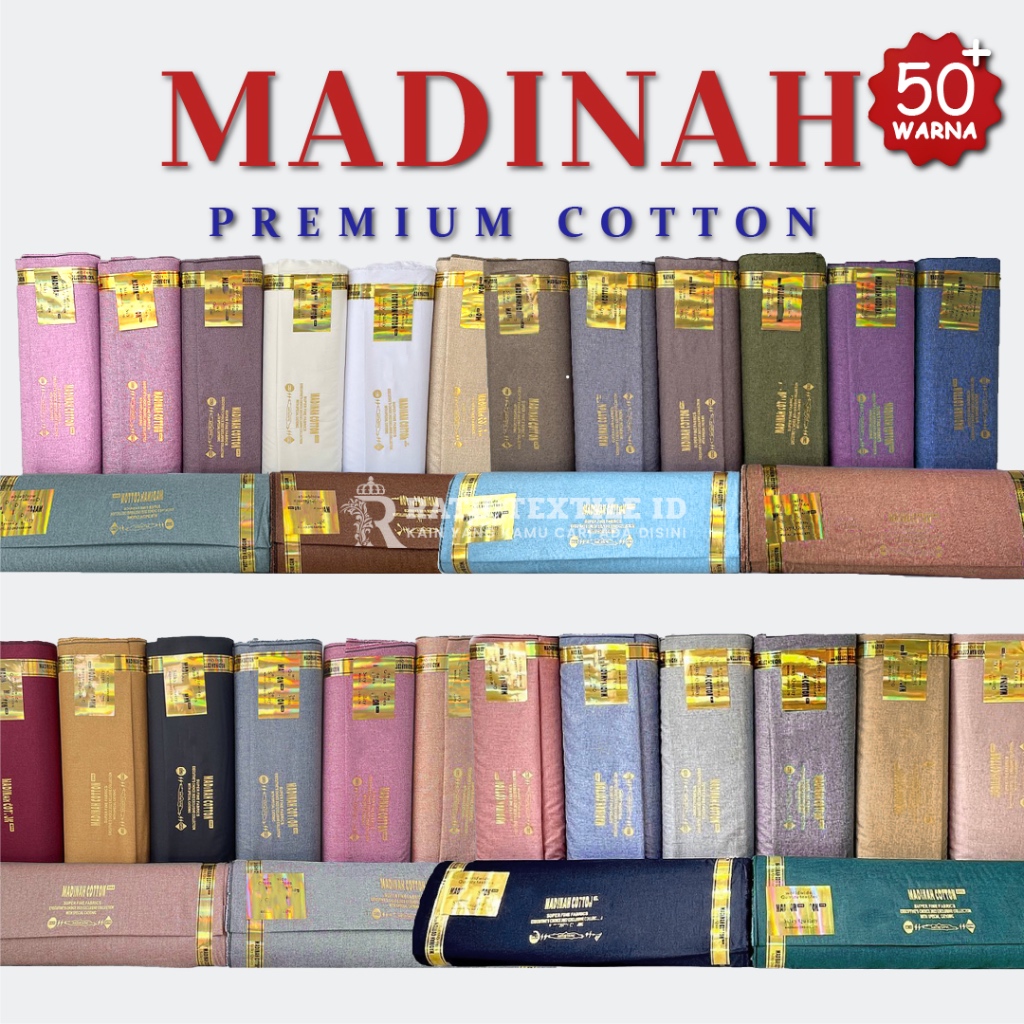 Kain Katun Madinah Premium  Katun Madinah Original by Fodu Kain Madinah Kain  Katun Polos Katun Prem