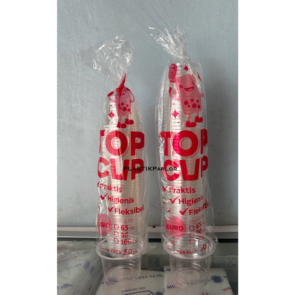 CUP JELLY / AGAR / ES KRIM MERK TOP 90 ML & 100 ml