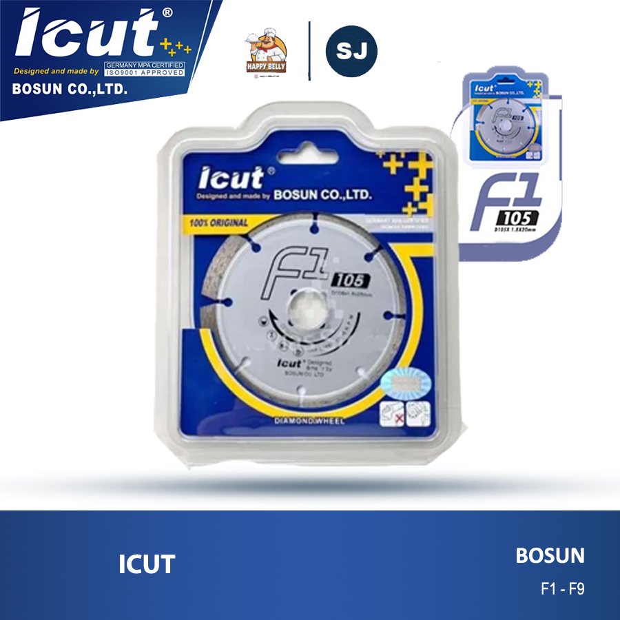 DIAMOND WHEEL 4" ICUT BOSUN F1 MATA POTONG KERAMIK GRANIT TEMBOK BETON