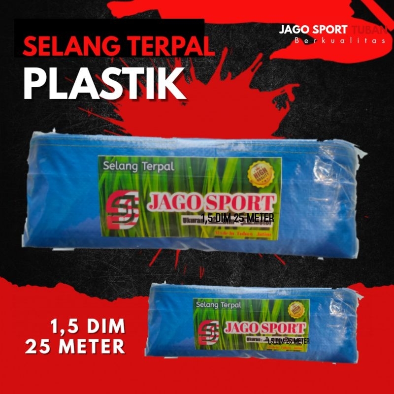 SELANG TERPAL 1,5 DIM 25 METER / SELANG IRIGASI 25 METER / SELANG DRIP / SELANG TERPAL PLASTIK BERKU