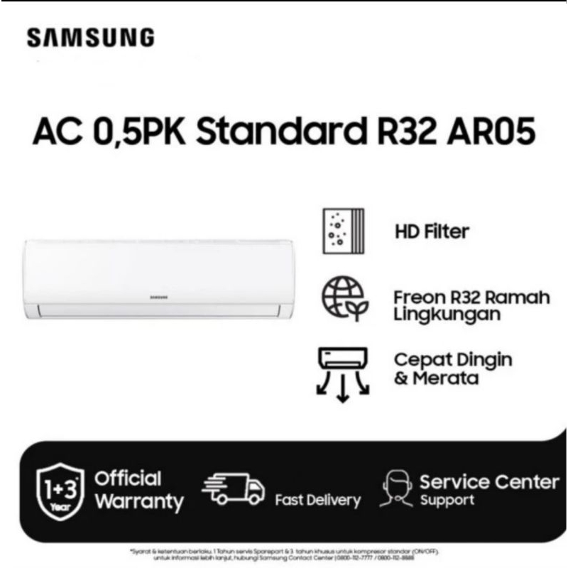 AC 0.5pk Samsung AR-05BGHQASINSE + Psg AR05BGHQASINSE 05BGHQASIN 1/2pk