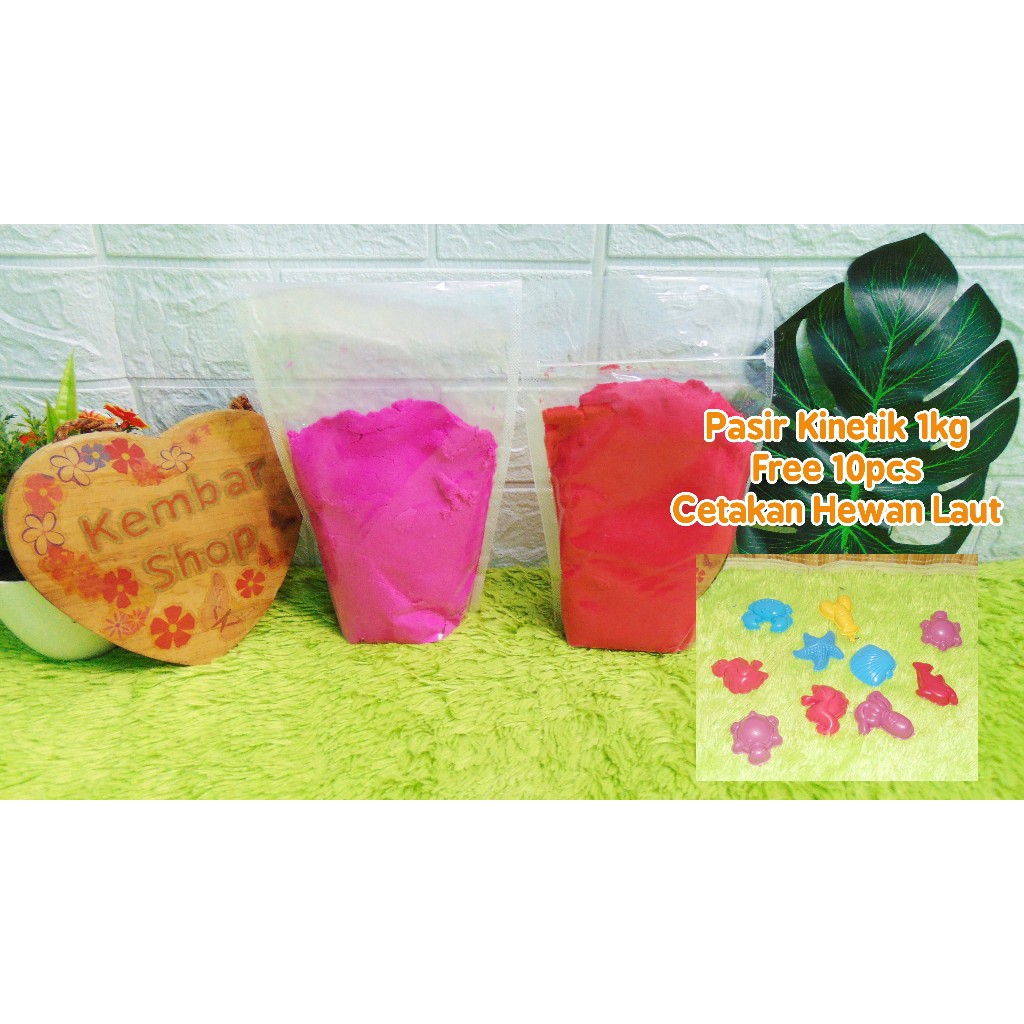 FREE 10 CETAKAN HEWAN LAUT PASIR KILOAN EDUKASI 1 KG