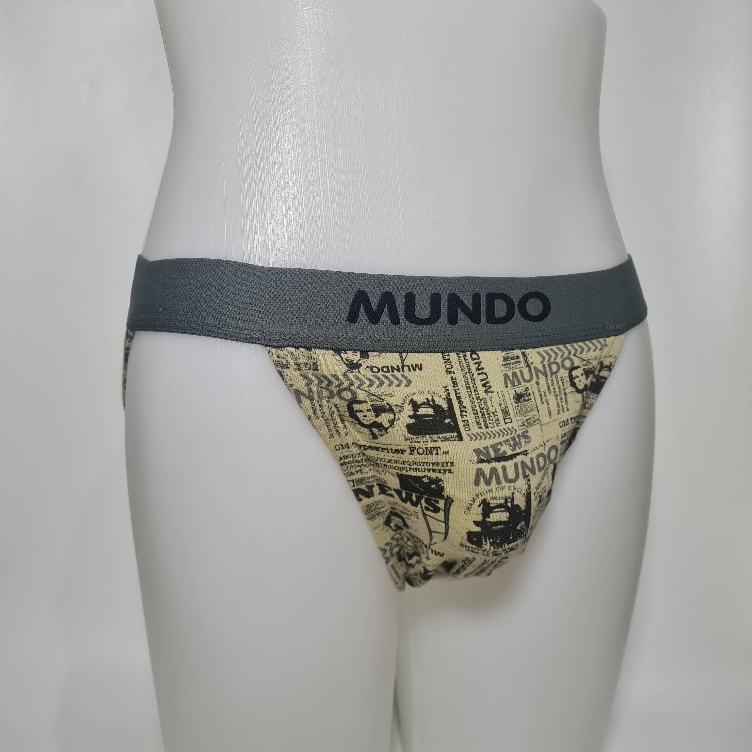 CELANA DALAM PRIA TANGA MUNDO SPORT SIZE S 100% KATUN #8