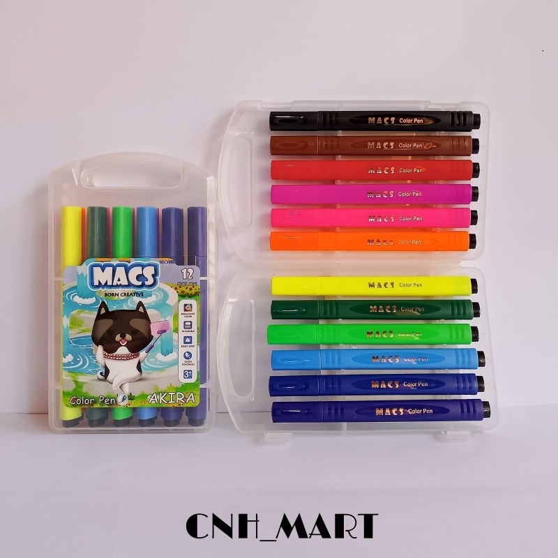 

Pen 12 Warna MACS / Color Marker 12 Spidol MACS