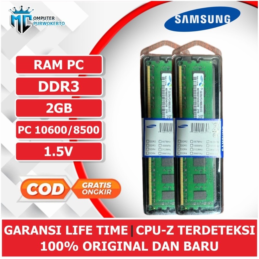 RAM Memory Komputer 2GB DDR3 PC8500