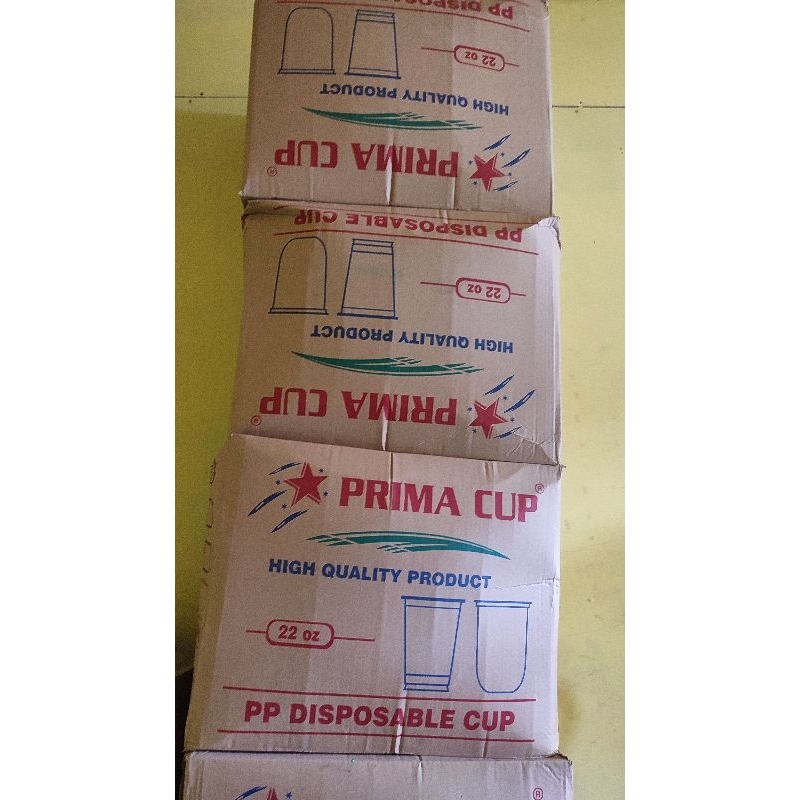 Cup 22 oz Oval Prima, harga 1 dus