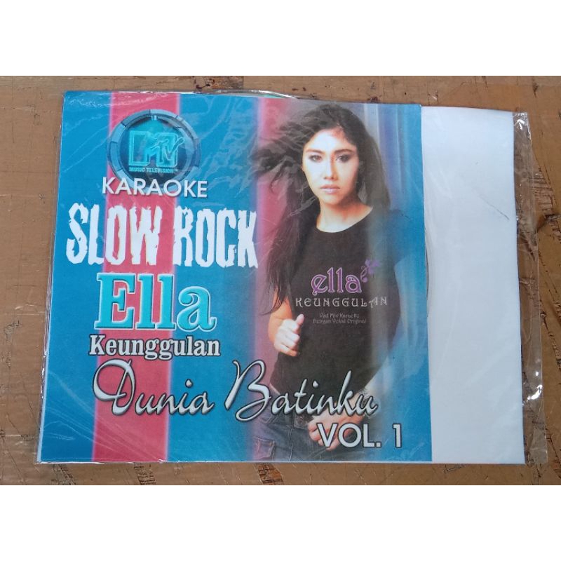 Kaset Vcd karaoke Slow rock Ella