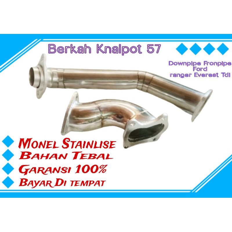 Downpipe Fronpipe Ford Ranger Everest TDI manual