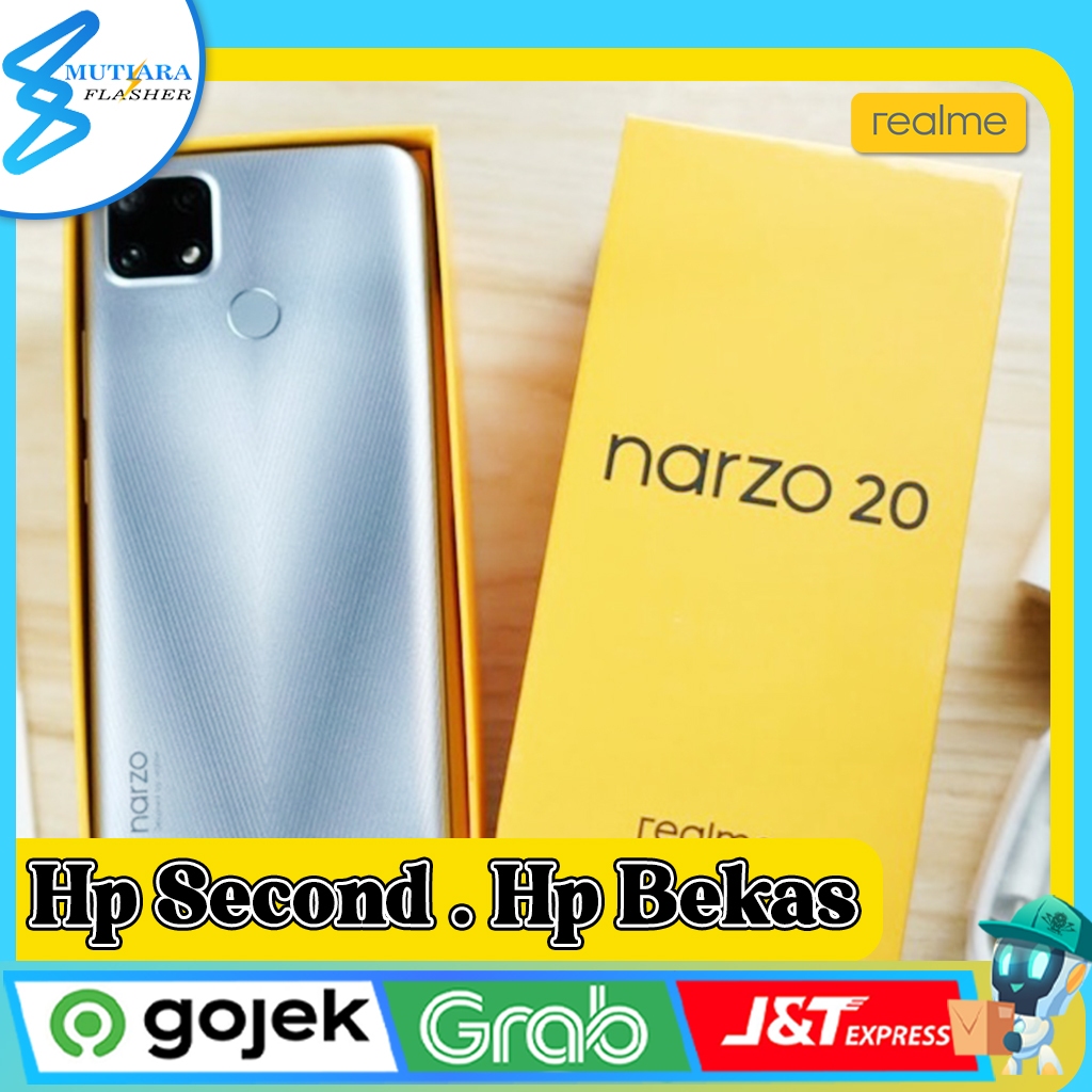 Realme Narzo 20 Ram 4 Rom 64GB Second Original