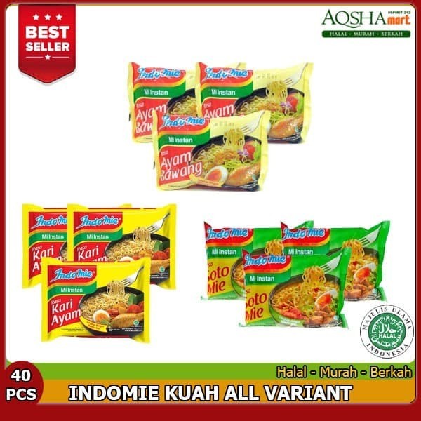

INDOMIE INSTANT KUAH SOTO MIE KARI AYAM SPESIAL BAWANG MI INSTAN
