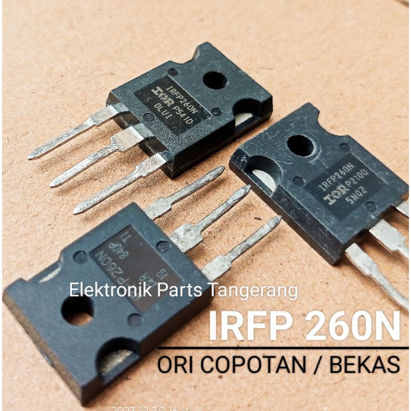 MOSFET IRFP 260N ORIGINAL (BEKAS/COPOTAN) MOSFET IRFP 260 N MOSFET IRFP260N IRFP260 IC TRANSISTOR IR