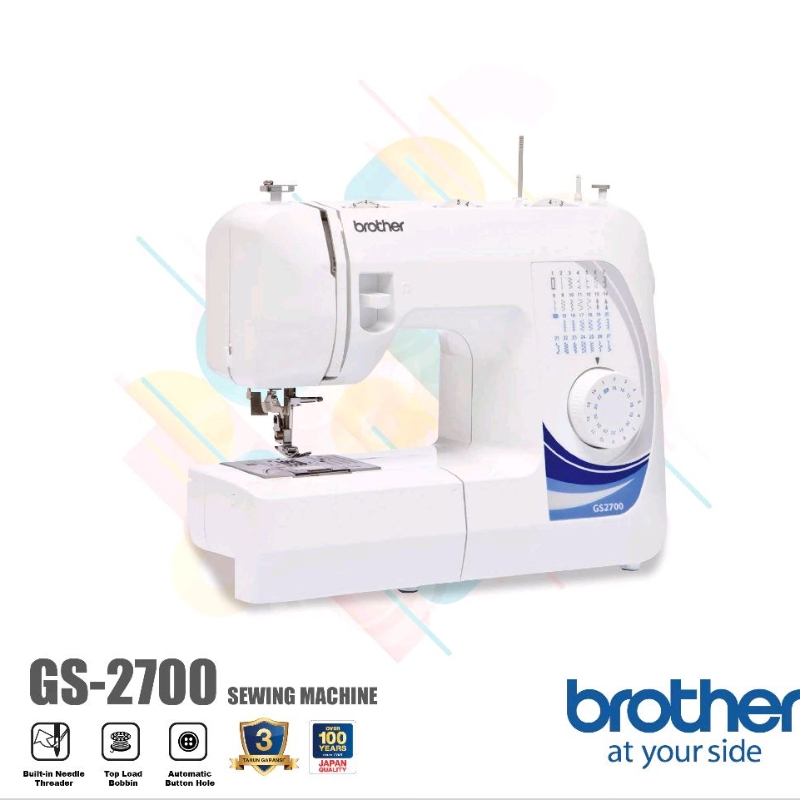 Mesin Jahit Brother Portable Multifungsi 27 Jahitan GS2700
