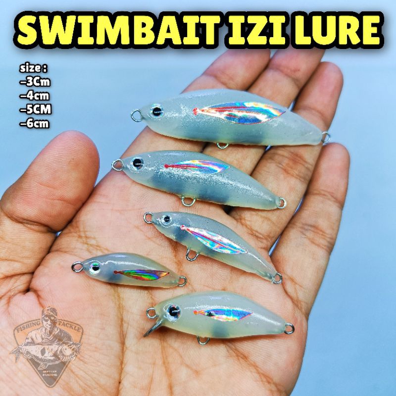 Swimbait IZI Lure 4,5cm Umpan Casting Hampala
