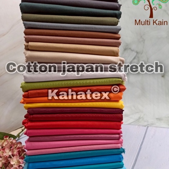Star Seller Multi kain katun cotton stretch spandex poplin stret kahatex lebar 16meter