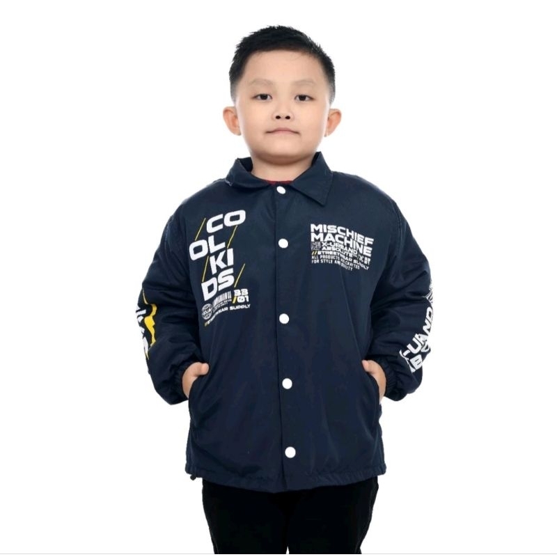 X urband absolute jaket coach anak anak windproof Laki-Laki Perempuan Usia 1-11thn