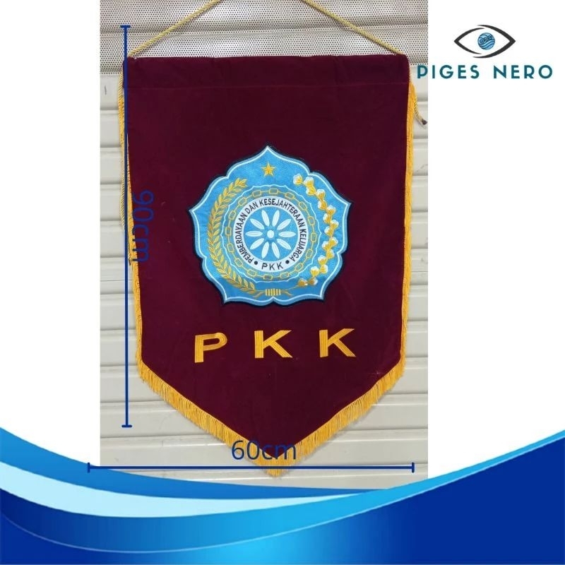 Bendera Vandel Dinding PKK Bordir