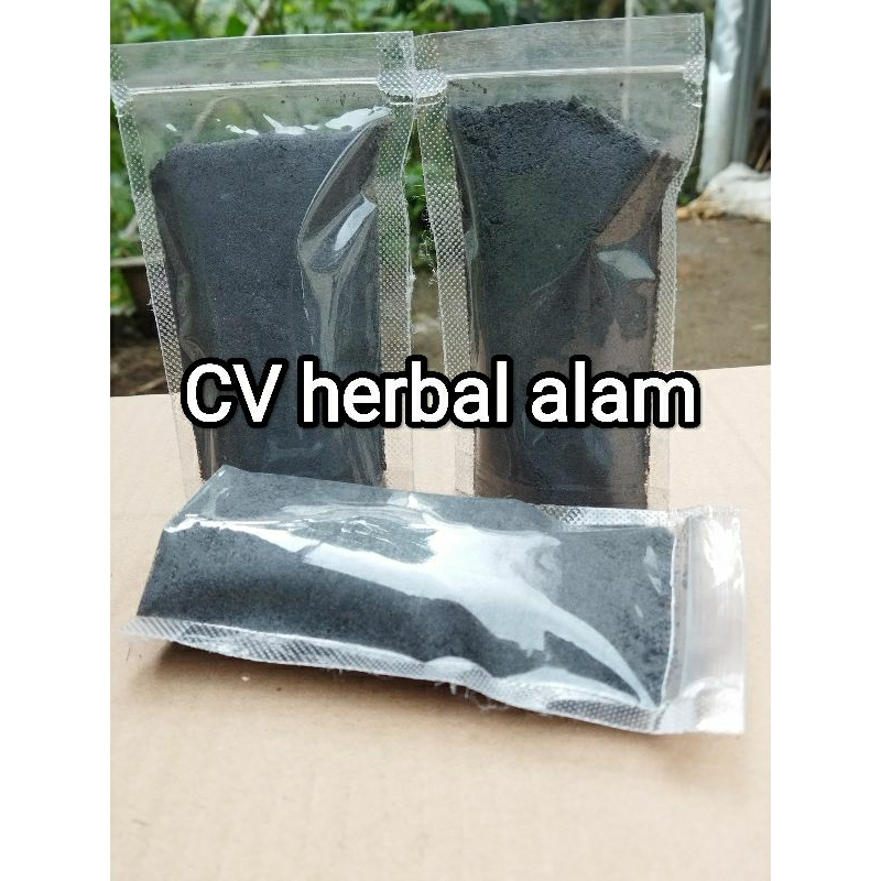 

Bubuk charcoal lembut 50 gram stok ready