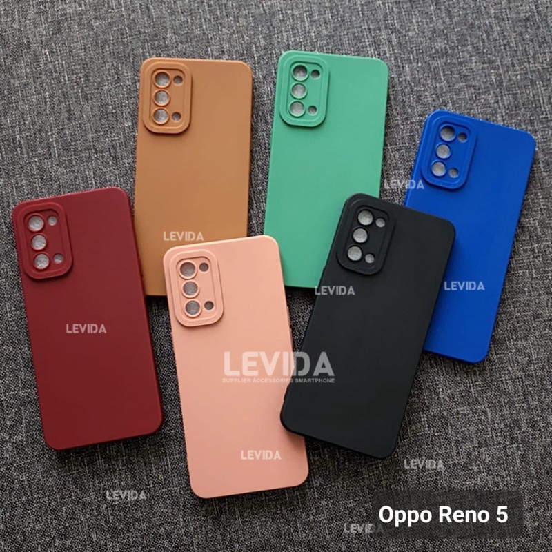SoftCase Oppo Reno 5 Case Macaron Pro Camera Terbaru