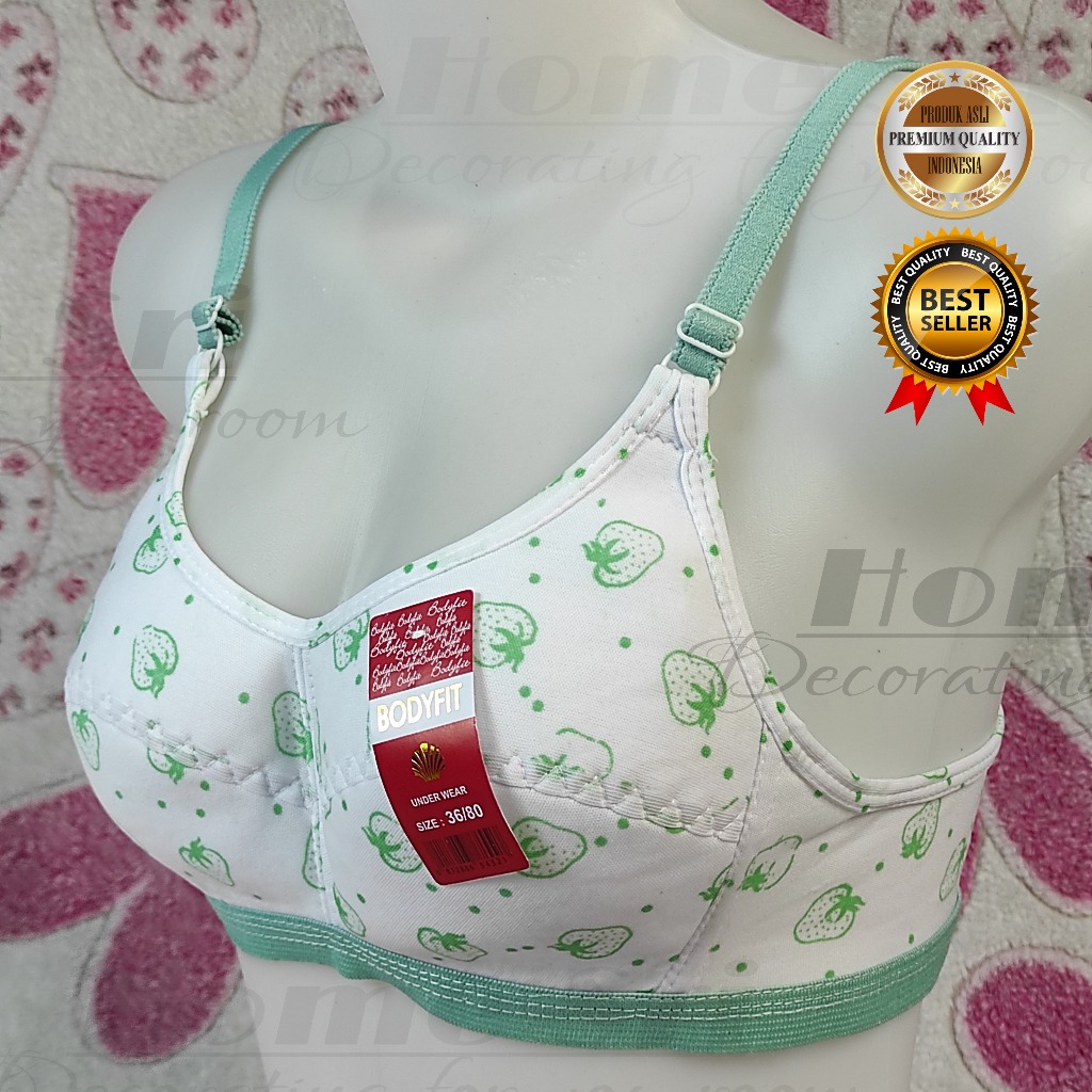 BH/Bra Remaja ABG/Wanita Tanpa Kawat Bahan Katun BODYFIT