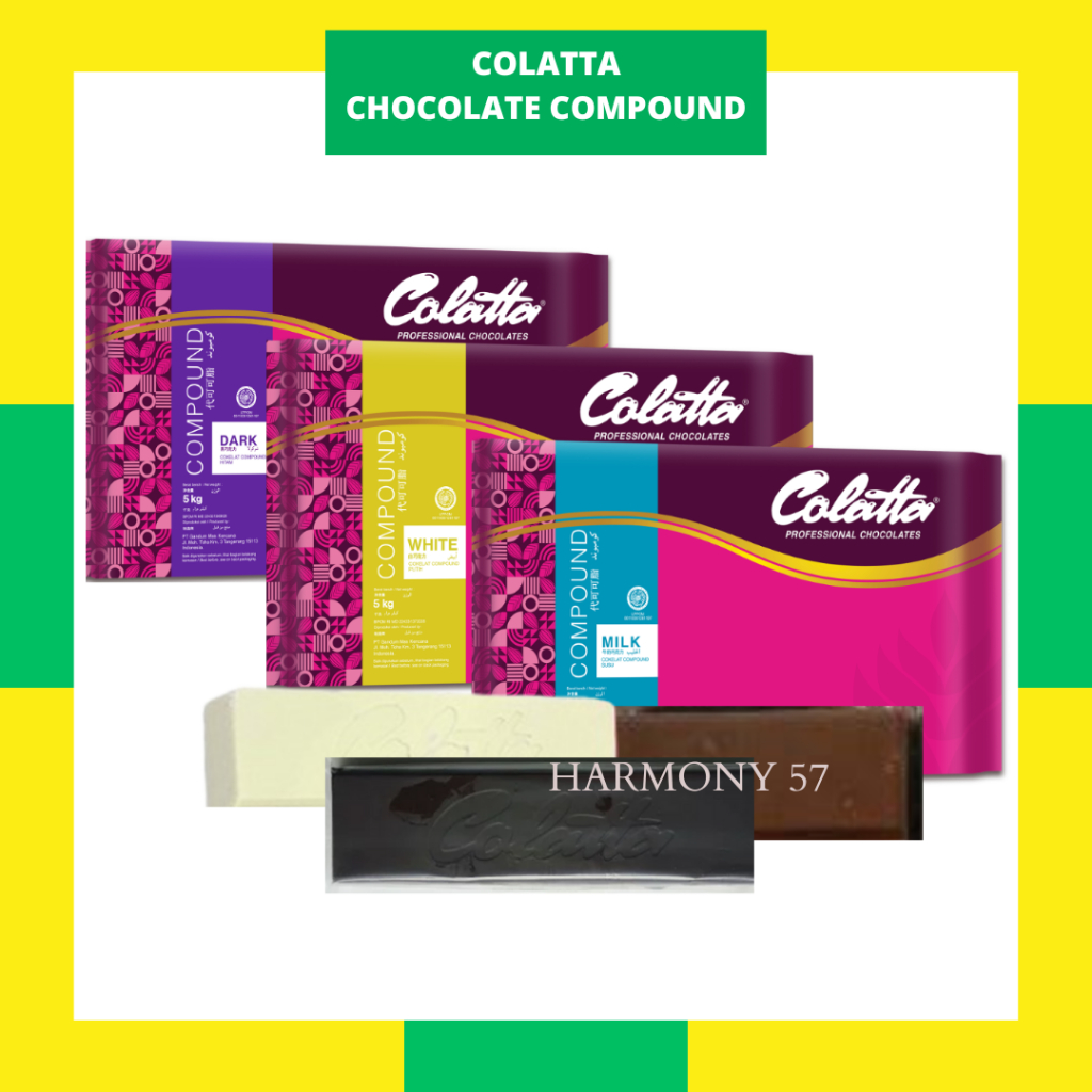 

COLATTA DARK CHOCOLATE COMPOUND - COLLATA DARK COKLAT BATANG - COKLAT BLOK COKLAT PUTIH DARK CHOCO