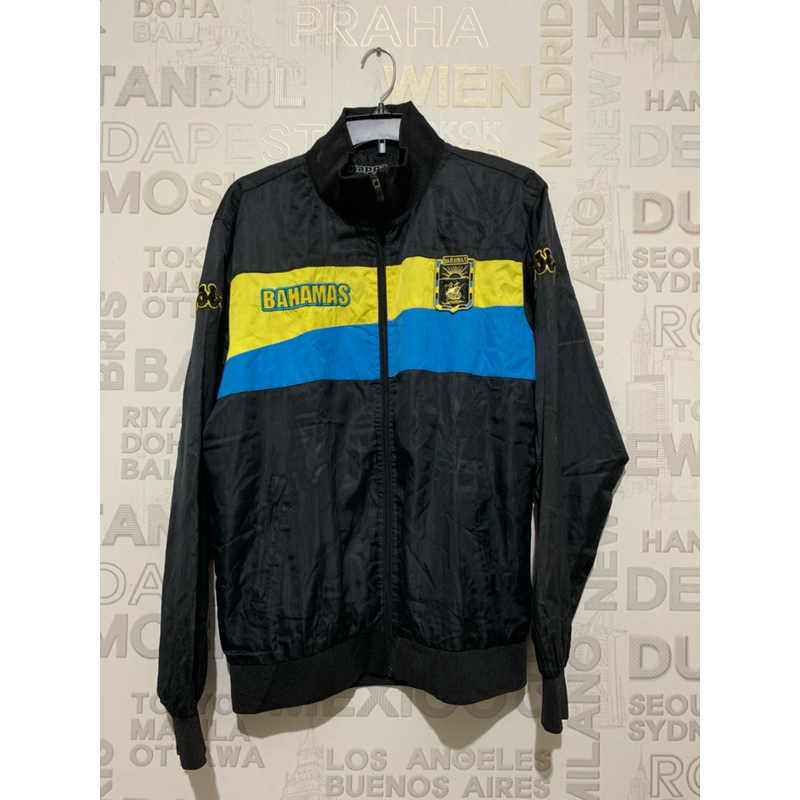Jaket kappa bahamas hitam size xl original
