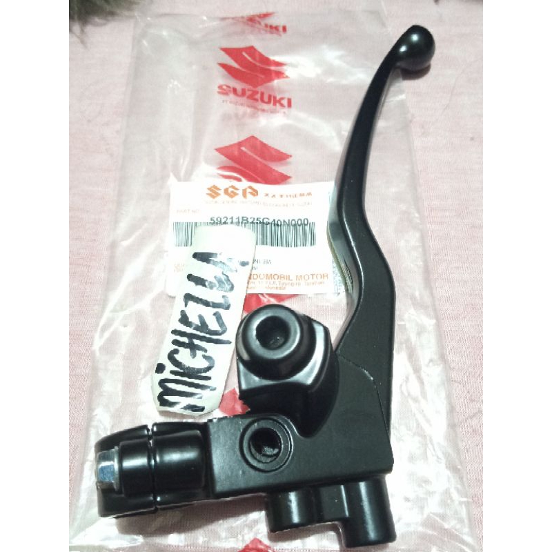 dudukan handle kopling satria Fu + handle kopling satria Fu lama baut 12