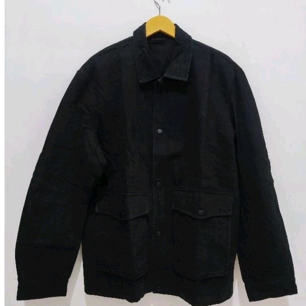 Jaket Denim Pria Tft Brand Zara Size 2XL