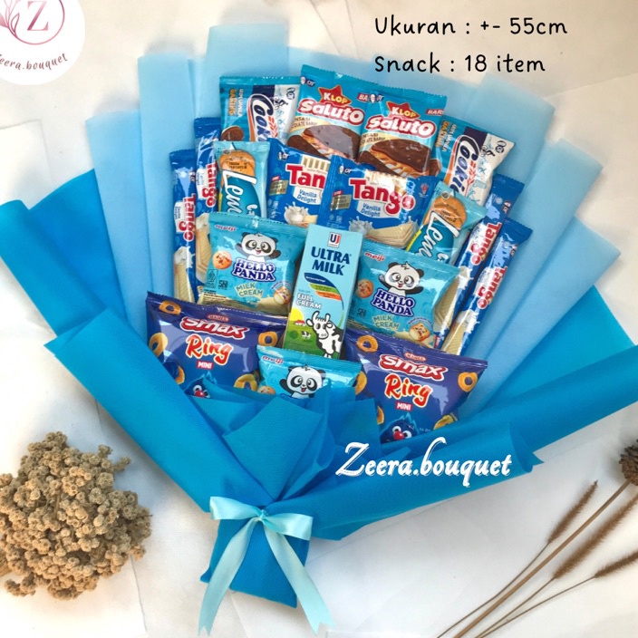 

77 B16 Buket snackbucket snacksnack bouquet INCLUDE packing kartu ucapan