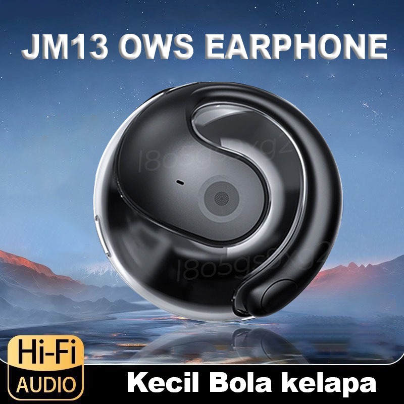 Open Ear OWS Wireless Bluetooth Earphone V5.4 Noise reduction Sports Gaming Headset Bola Kelapa Keci