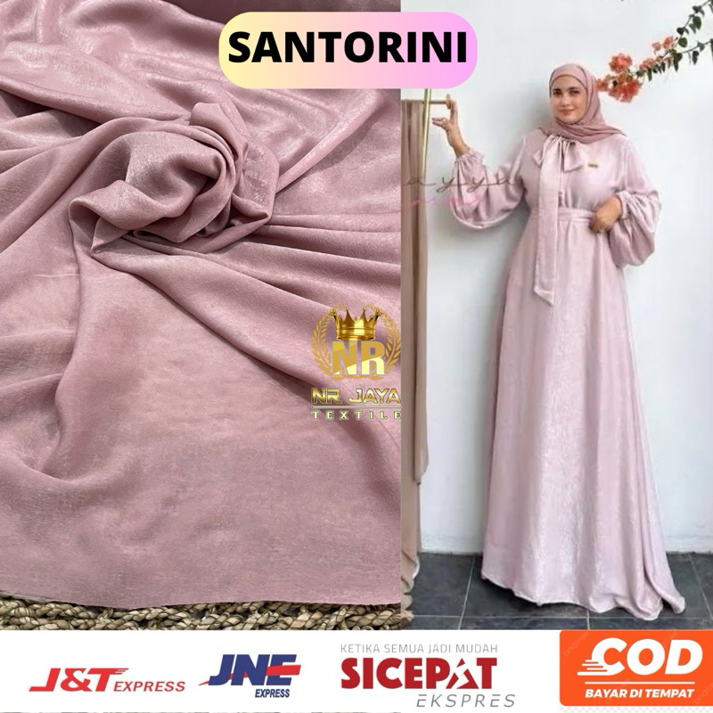 kain santorini silk premium meteran