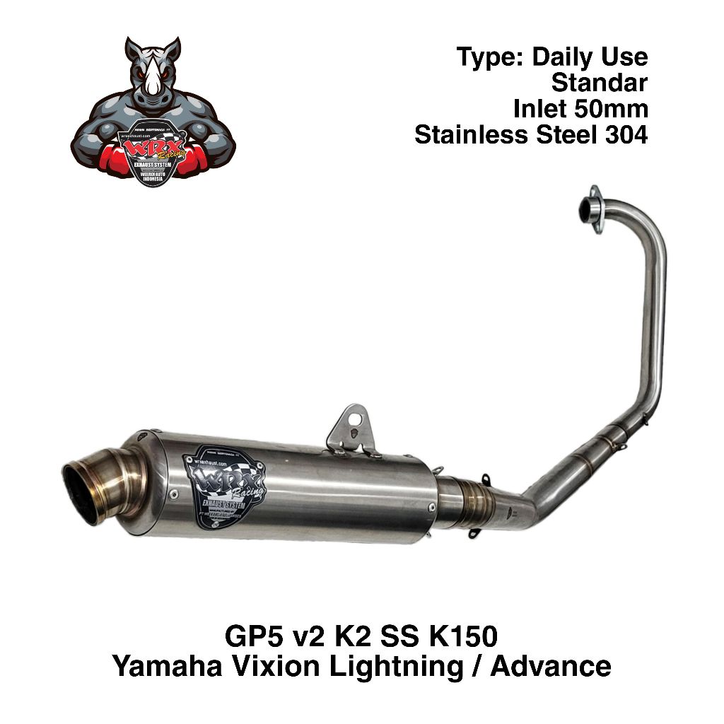 Knalpot WRX GP5 v2 SS K150 NVL