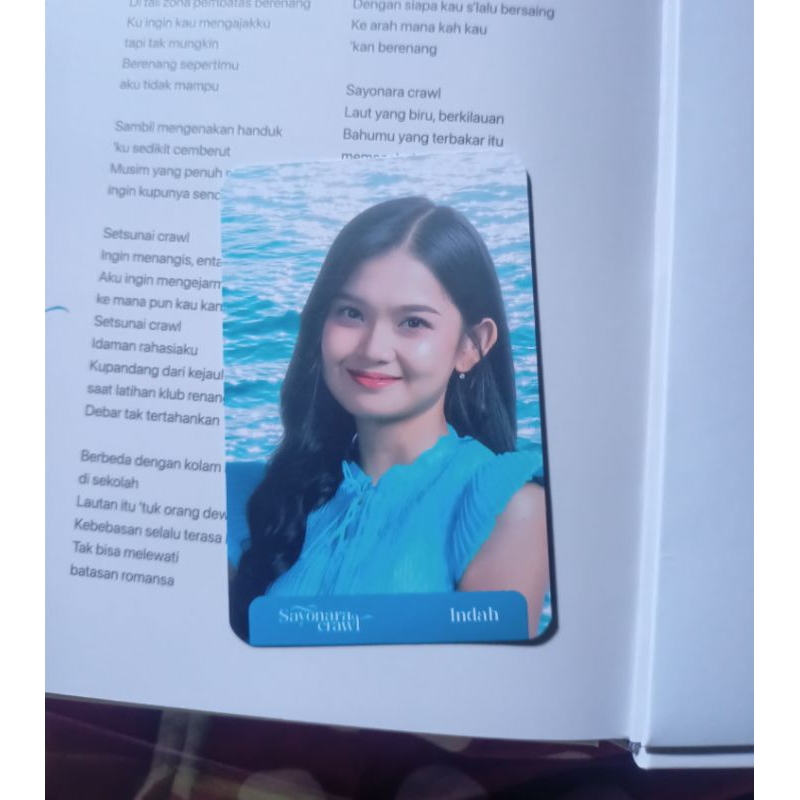 Photocard Indah JKT48 Sayonara Crawl Official Merchandise