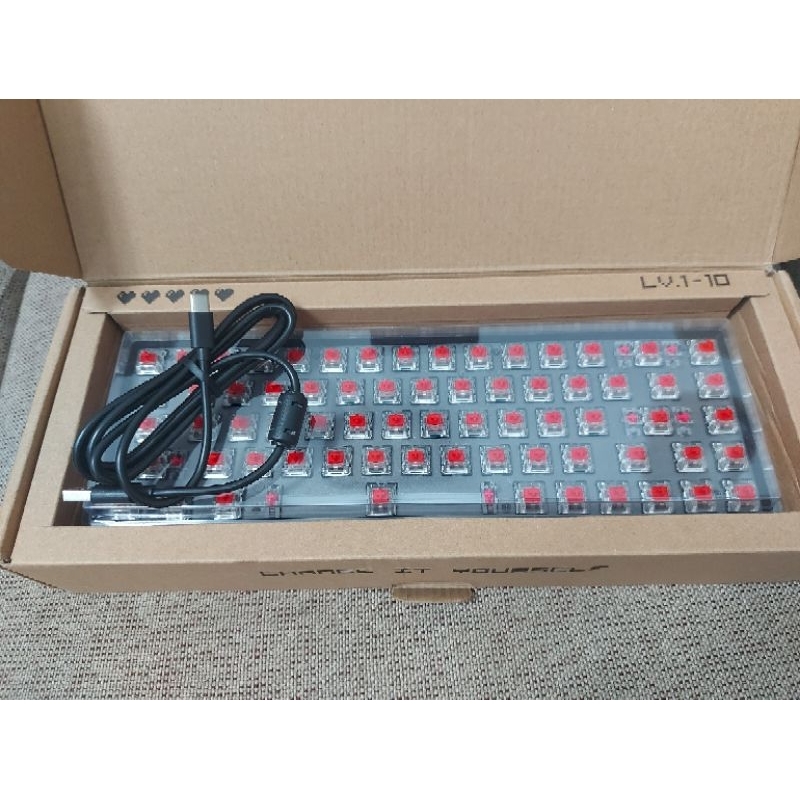 Keyboard gaming CIY Novice 68 hitam second (nego)