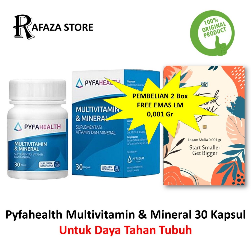 PYFAHEALTH Multivitamin Mineral 30 Kapsul