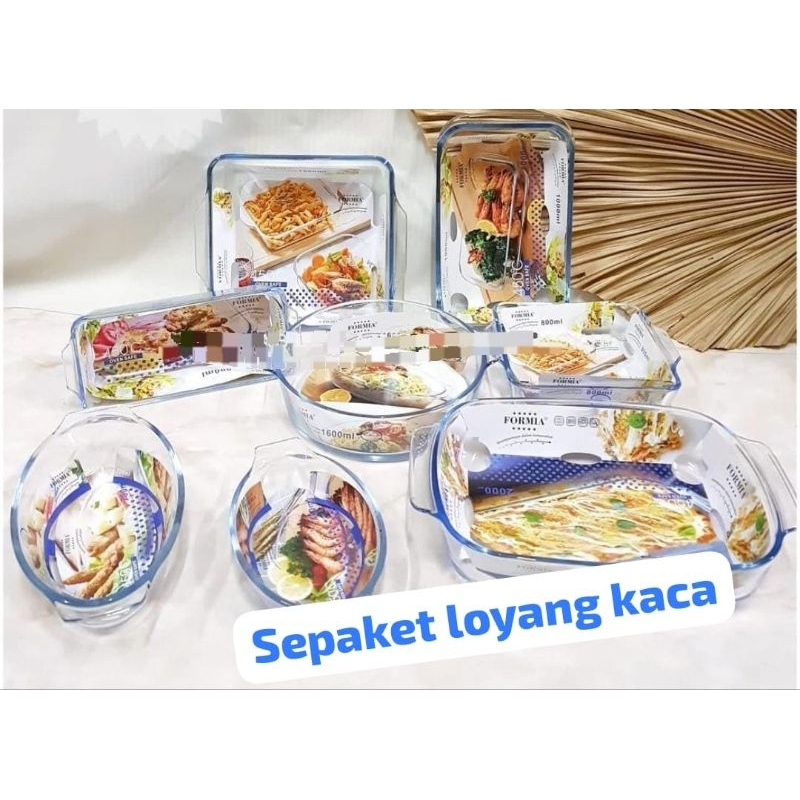 SET LOYANG KACA FORMIA